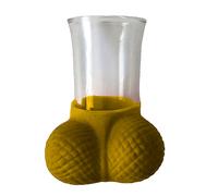 Bicchiere da Shot Oro Metallizzato Diablo Picante - Party Adulti