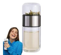 Bicchiere Da Tè A Doppio Strato - Bottiglia Con Infusore Isolata Da 500 Ml, Per Separare I TèSfusi | Bottiglie D'acqua Per TèDa Viaggio Per La Casa Per Bere Portatile All'aperto Da Ufficio Per