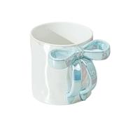 Bicchiere da tè in ceramica estetica con manico con impugnatura ergonomica, tazze da caffè in ceramica con manico dorato, tazza in ceramica con manico grande, multiuso per bevande al latte e cacao