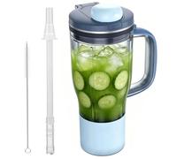 Bicchiere da viaggio con coperchio a tenuta stagna, compatibile con frullatore Ninja BlendBoss DB351UKCY DB351UKST DB351UKBL