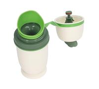 Bicchiere da Viaggio per Bambini, Vasino da Viaggio per Bambini Vasino da Viaggio per Bambini di Grande Diametro per il Campeggio (bianco perla)