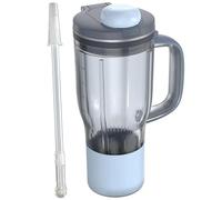 Bicchiere da viaggio per frullatore personale Ninja BlendBoss, tazza di ricambio da 710 ml con coperchio e cannuccia rimovibile, accessori di ricambio serie DB351UK, lavabile in lavastoviglie e senza