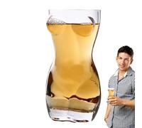 Bicchiere da vino a forma di figura - da bevanda con curva, bicchiere da liquore multiuso | Distintivo Bar Cristalleria Vita Notturna Host di feste Salone Bevande Festival Articoli