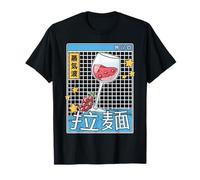 Bicchiere da Vino Digitale Giappone Stile Pastello Otaku Anime Vaporwave Maglietta
