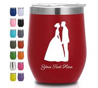 Bicchiere da vino personalizzato Bicchiere da vino personalizzato con coperchio Bicchieri da vino personalizzati con inciso il nome 40 icone Regali personalizzati per la mamma Festa della mamma Donne