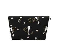 Bicchiere da vino rosso Gilter, Borsa da toilette Borsa per trucco Borsa per cosmetici Borsa da toilette da viaggio portatile