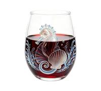 Bicchiere da vino senza stelo da 400 ml a tema marino novità di | Bicchieri da vino bianco per gli innamorati, casa, cucina, bar, appartamento, cena, festa, riunione, compleanno, vacanze