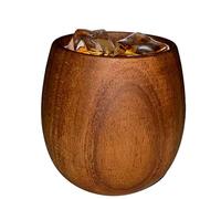 Bicchiere da whisky in legno, contenitore per brandy, bicchieri da whisky bourbon, per compleanno, Natale, uomini, marito, bar, casa, riunioni, matrimoni, ristorante, barbecue
