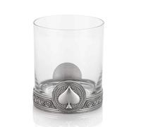 Bicchiere da whisky in peltro picche della collezione Royal Selangor Quality Ace