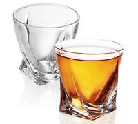 Bicchiere da whisky Tumber Glass TWISTED Old Fashioned Whiskey Crystal Glass