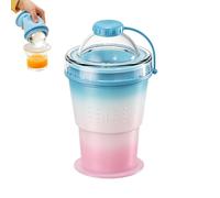 Bicchiere d'Acqua Pieghevole | Stampo per Sfere di Ghiaccio con Manico,Bicchiere da Viaggio Pieghevole in Silicone - per Bambini Adulti Succhi Bibite Palestra Campeggio Spiaggia