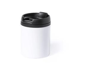 BICCHIERE DAM DM1050C01 - Capacità 160ml, Acciaio Inox, Coperchio con Dosatore