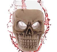 Bicchiere decorativo per grappa "Teufelszeug" - Teschio Shot - Altezza 7 cm - Bar Party regalo