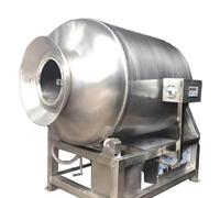 Bicchiere di carne sottovuoto commerciale con tamburo in acciaio inossidabile e timer digitale. attrezzature per la marinatura della carne di grado industriale adatto per la preparazione della