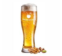 Bicchiere di grano inciso per narghilè, 0,5 l, con anno, per occasioni speciali come compleanni, anniversari, festa del papà o celebrazioni. Incisione a scelta