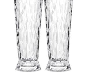 Bicchiere di grano Koziol super glass club no. 11 set di 2 500 ml cristallino