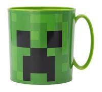 BICCHIERE DI PLASTICA PER MICROONDE DA 390 ML | MINECRAFT CREEPER GREEN