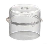 Bicchiere dosatore con tappo dosatore per Monsieur Cuisine, dispenser da 5-100 ml, compatibile con elettrodomestici da cucina, lavabile in lavastoviglie, bianco (uno)