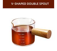 Bicchiere Dosatore Espresso 75ml Vetro Termico Beccuccio Singolo/Doppio