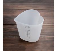 Bicchiere dosatore in gel di silice addensato a forma di cuore da 500 ml