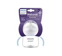 Bicchiere evolutivo Natural Response 125 ml, con tettarella flusso 5 (extra-veloce). Età consigliata: 6m+. Tazza biberon 1 pz - Philips Avent