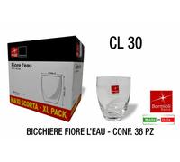 BICCHIERE FIORE L'EAU CONFEZIONE 36 PZ. CL.30