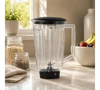 Bicchiere Frullatore con Lama Caraffa Tritatutto Trasparente