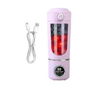 Bicchiere frullatore portatile - Miscelatore per frutta wireless ricaricabile USB 700 ml - Bicchiere spremiagrumi elettrico personale - per uomini, donne, adulti, cucina,
