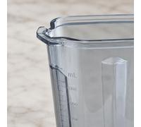 Bicchiere Frullatore Triangolare senza Asta Recipiente Mixer con Coperchio