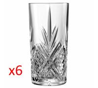 Bicchiere Gintonic Long Drink x6 in vetro trasparente Broadway 38 Cl. Arcoroc