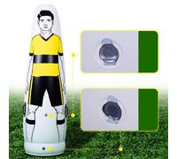 Bicchiere gonfiabile per allenatore di calcio, manichino da allenamento