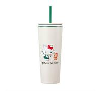 Bicchiere Hello Kitty x Starbucks 50th Cold Cup 473 ml / prodotto nuovo -