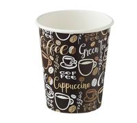 Bicchiere in Carta Coffee Leone - 240 ml - H0731.R (Multicolore Conf. 1000)