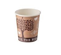 Bicchiere in Carta Leone - 115 ml - H0730.S (Marrone e Bianco Conf. 1000)