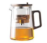 Bicchiere in con colino per tè, bollitore di separazione 'acqua a | L'infusore a pressione separa le foglie di tè dall'acqua per ammollo e servire comodamente, con design del filtro rimovibile