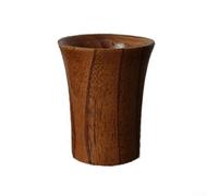 Bicchiere in legno realizzato in legno di giuggiolo con un rivestimento sicuro, adatto per varie bevande tra cui tè, caffè, succhi di frutta e vino (marrone 1)