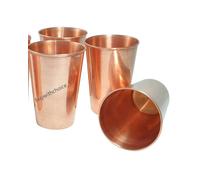 Bicchiere in rame per bere acqua stoccaggio vetro normale benefici per la sal...