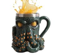 Bicchiere In Resina - tazzá Da Caffè Fatta A Mano, Tazze Multifunzionali Per Bicchieri Dal Design A Forma Di Polpo | 160ml Per Succo Di Latte Tè Birra Madre Papà Moglie Amico Marito Caldo Freddo Acqua