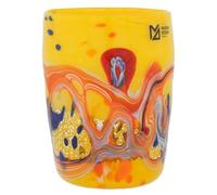 Bicchiere in vetro di Murano Glassofvenice Modern Art - giallo
