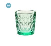 Guzzini Set 6 Bicchieri Acqua, in Vetro, Vanity Verde Matcha