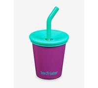 Klean Kanteen Kid's Tazza 295ml w/Straw Lid Spill Proof Drink Sparkling Grape