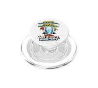 Bicchiere mezzo vuoto mezzo pieno scherzo stai bevendo quello PopSockets PopGrip per MagSafe