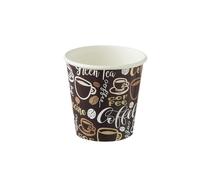Bicchiere in Carta Coffee Leone - 115 ml - H0730.R (Multicolore Conf. 1000)