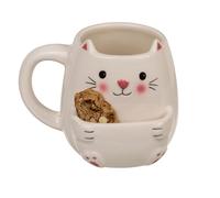 Bicchiere OOTB con scomparto per biscotti, gatto 1 St