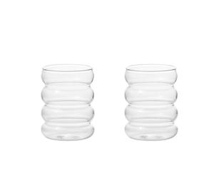 Bicchiere Per Bevande 2 pezzi 350ML tazza di vetro trasparente resistente al calore a forma bruco bicchieri caffè birra succo latte carino acqua Per Tè Freddo, Bevande