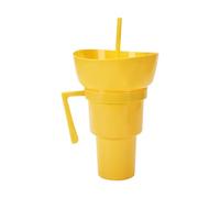 Bicchiere per bevande, snack e bevande, contenitore per popcorn con manico, per bambini, film, picnic, per tutti i giorni, dessert, campeggio, auto, soggiorno