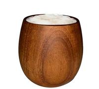 Bicchiere per Bourbon | Tumbler Per Bevande Alcoliche Da 160ml | Bicchieri Tumbler In Legno Per Whisky | Per Natale Uomini Papà Marito Fratello Bar Casa Riunione di Famiglia Feste Matrimoni Ristorante