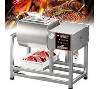 Bicchiere per carne, grande capacità, rotazione bidirezionale automatica, timer, tamburo rimovibile, bicchiere sottovuoto per marinare pollo, bistecche, verdure