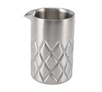 Bicchiere per Cocktail, Bicchiere per Cocktail in Acciaio Inossidabile Agitatore per Cocktail Barista a Doppia Parete Strumenti Fai-da-te Miscelatore per Vino Bicchiere per Bevande Spesse per Bar da C