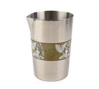 Bicchiere per Cocktail Mix in Acciaio Inox 304, Resistenti e Antiruggine, Design Vintage per Bar Casa - Robusto e Facile da Pulire, Capacità Adatta per Mix Baristi (L Tipo 1)